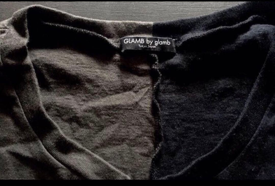 入手困難　激レア　glamb 名作セパレート　Ｔシャツ　size3 スミクロ