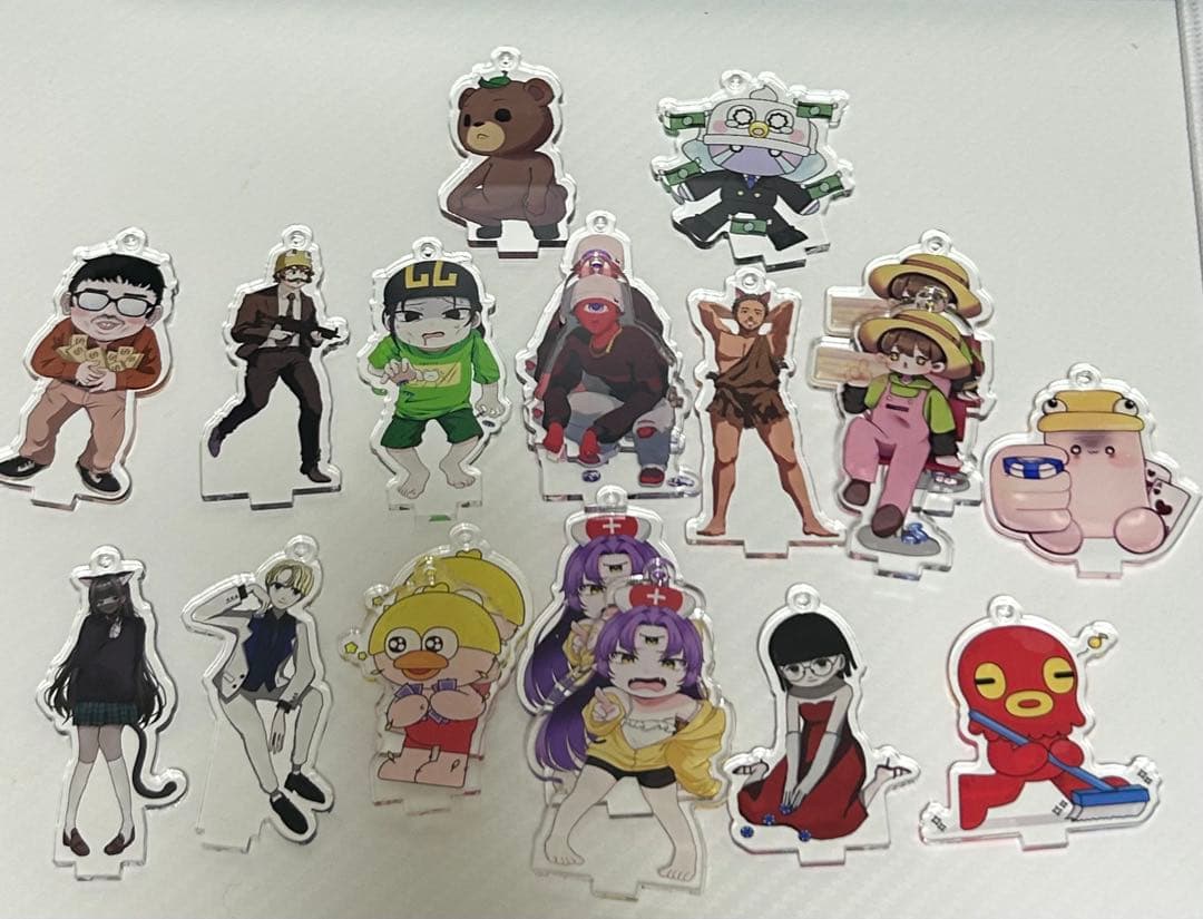 【バラ売り⭕️】カジノクラフト アクスタ、缶バッチ