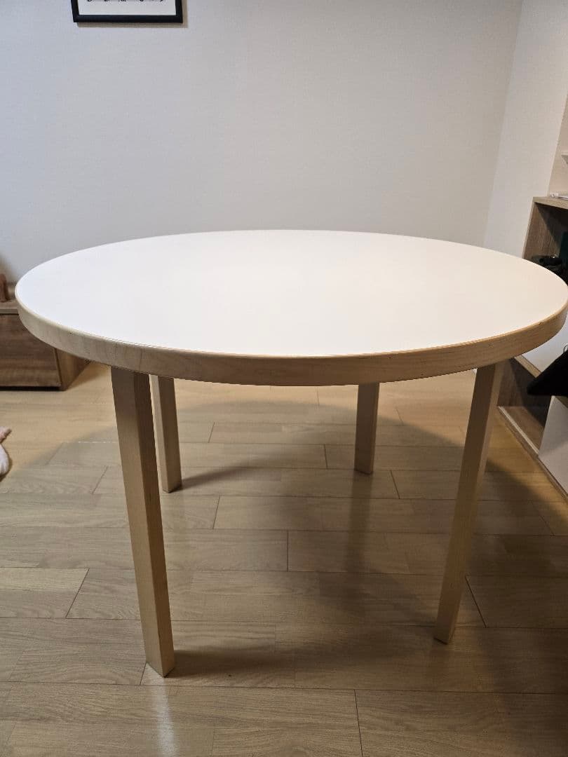 値下げ アルテック artek table 90A ホワイトラミネート テーブル