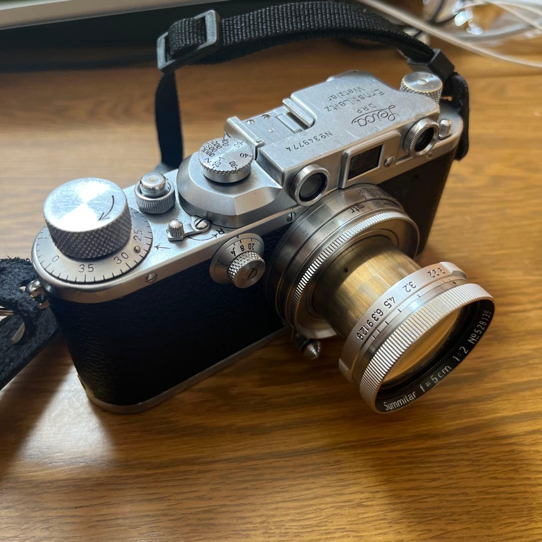 バルナックライカⅢb ＋沈胴レンズSummitar f50/2