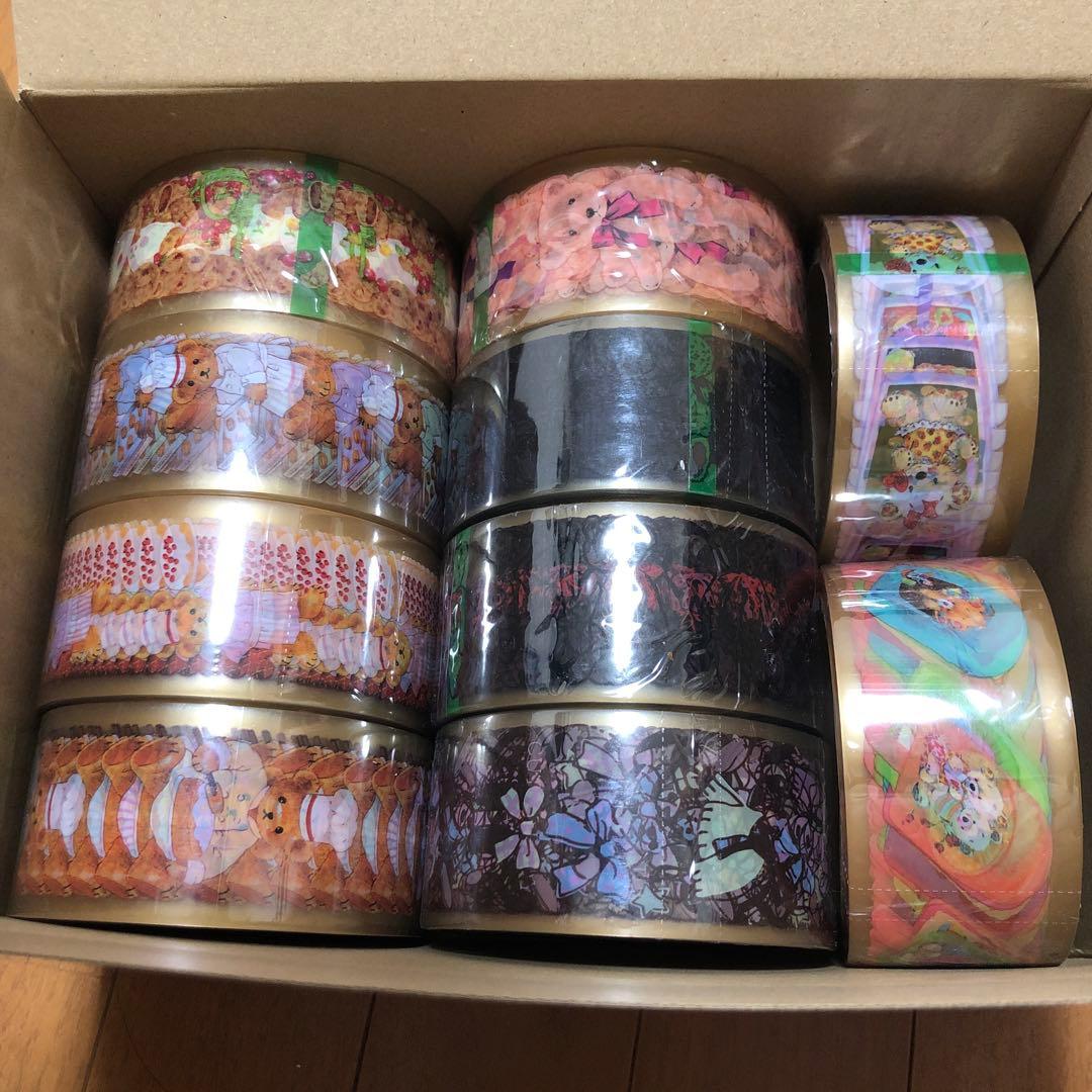 同梱不可 海外作家国内作家くまOPPテープ10本セット