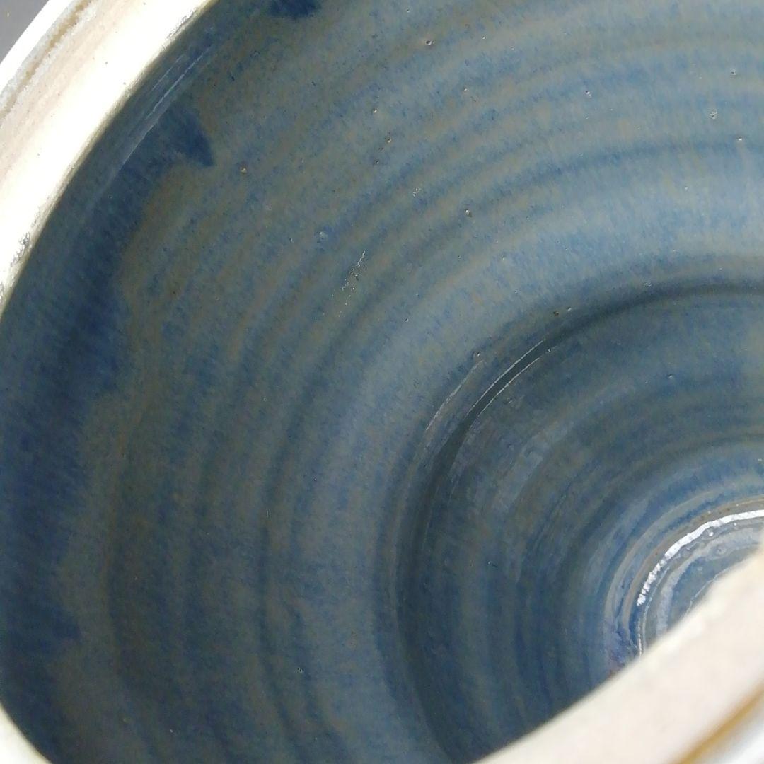 Ｔ６８６　水指　『熊野焼』『細水指』『皿谷実 造』　共箱　茶道具