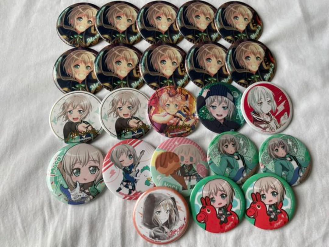 青葉モカ缶バッジまとめ売り