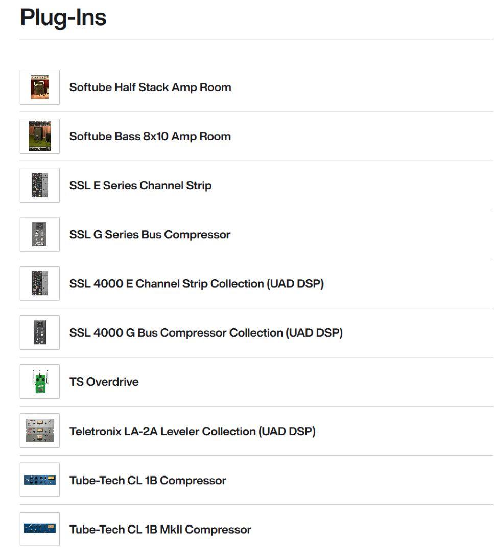 UAD-2 Satellite OCTOCORE プラグイン多数付属