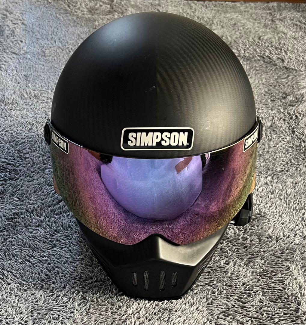 SIMPSOM M30 マッドカーボン　ビーコム、シールド3枚付き