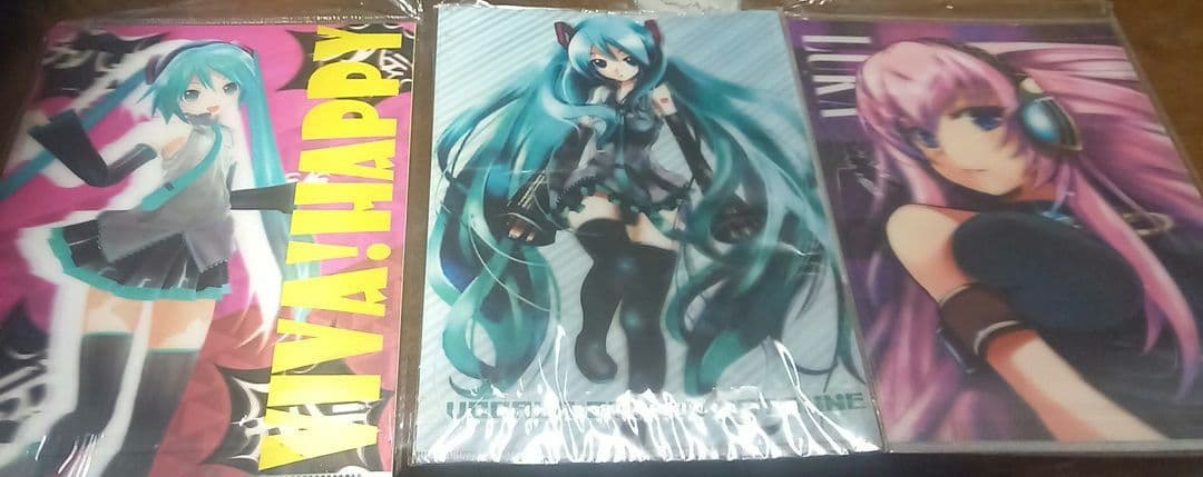 ☆おまけ付★☆初音ミク☆クリアファイル☆3D☆大量セット☆マジカルミライ♪