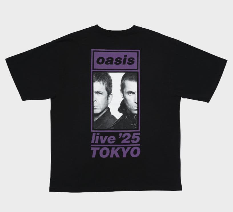 oasis live '25 Tシャツ Lサイズ ブラック TOKYO 1026