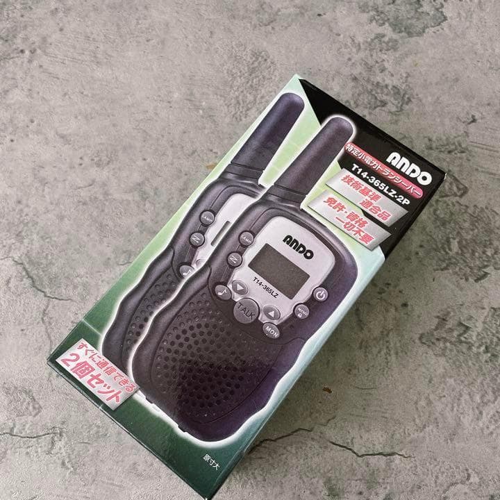 新品未使用 アンドー/ANDO 特定小電力 トランシーバー ペア