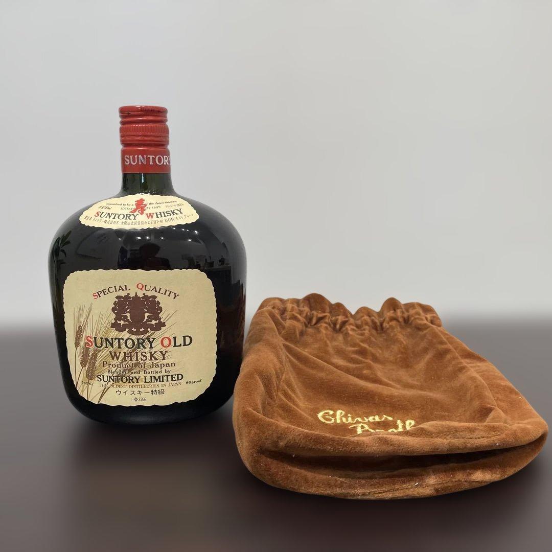 【未開封】サントリーオールドウイスキー 750ml 専用袋付き