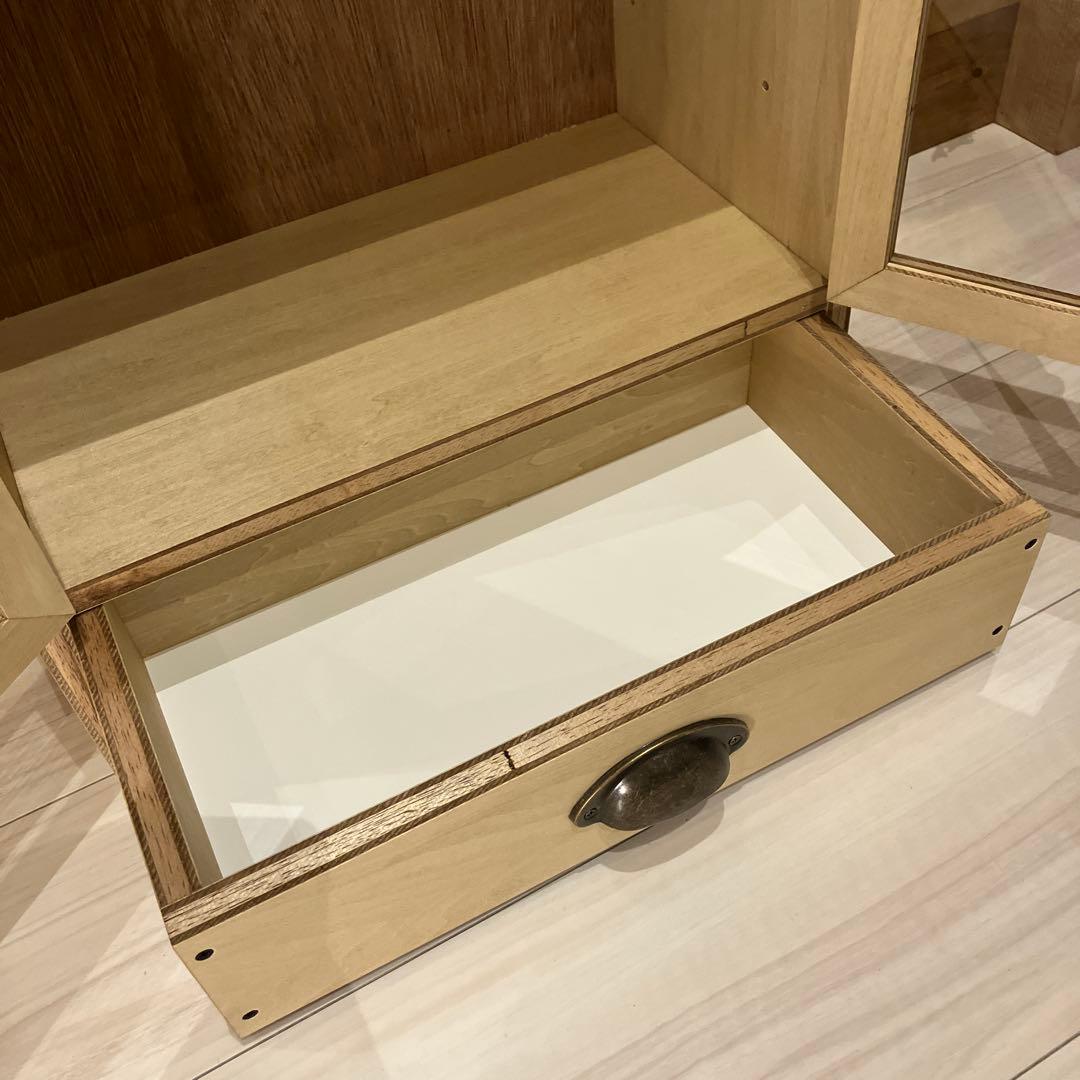 食器棚②　キャビネット　アンティーク　ハンドメイド　木製