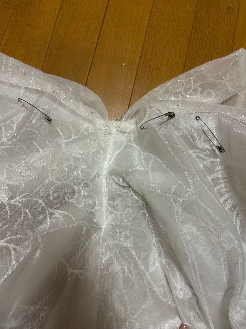 【1月末で処分予定です！】韓国　ウエディングドレス　専用バッグ付き