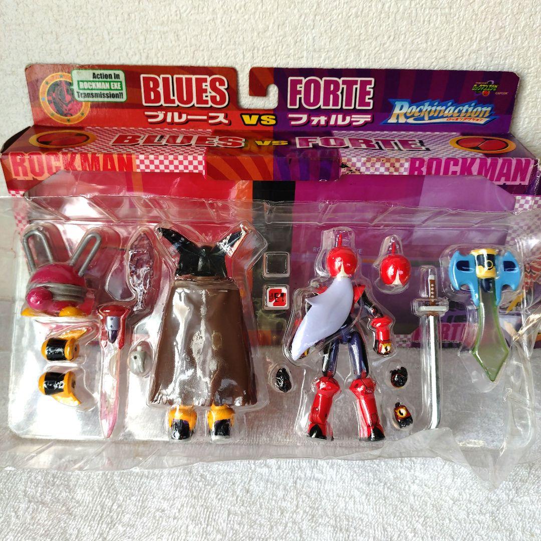 ロックマン ブルースvsフォルテロッキンアクションフィギュアセット[ジャンク]