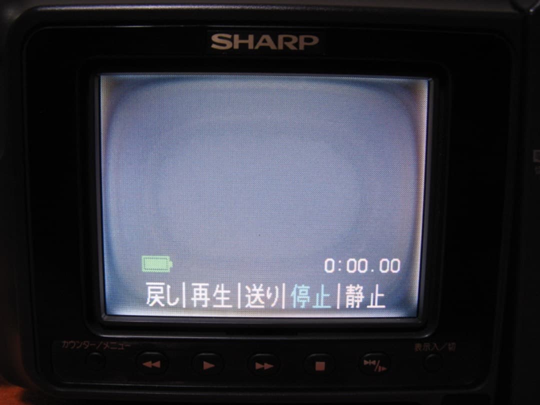 テープ再生動作OK❗️☆シャープの液晶8ミリビデオカメラ・VL-EL430