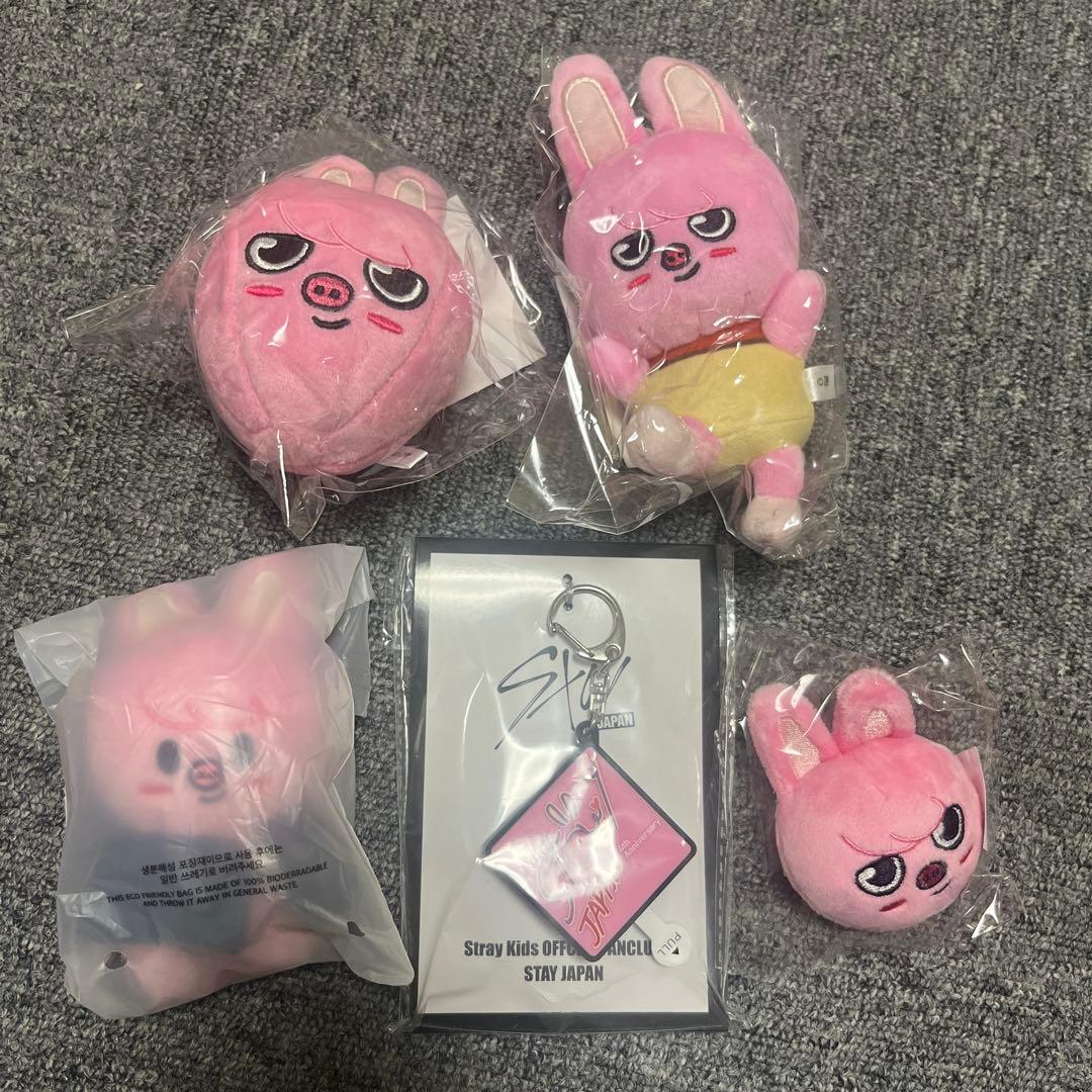 チャンビン　トェッキ　ぬい　チャーム　ボイスキーリング　5点セット