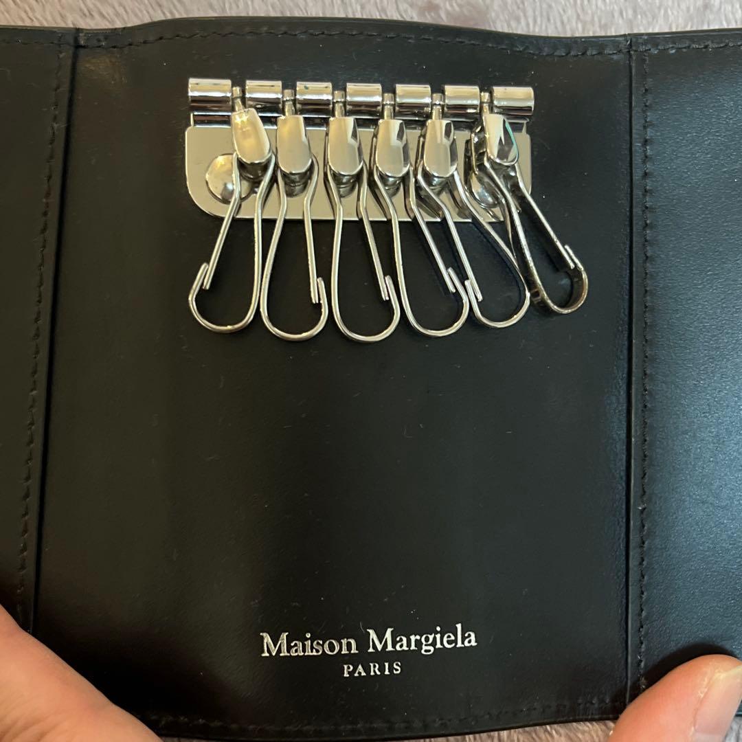 メゾンマルジェラ 4ステッチ 6連 キーケース キーホルダー キーフック