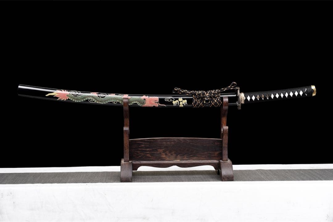 紅焔龍侍 刀装具 日本刀 武具 鑑賞刀 居合刀 模造刀 舞踊刀