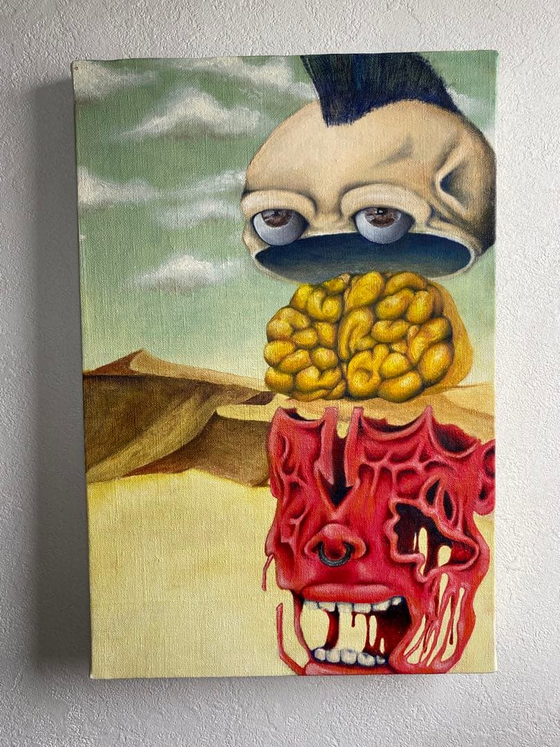 解体新書　アート　現代アート　油絵　インテリア　個性的　ダリ　絵画　おしゃれ雑貨