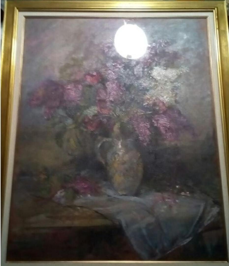 フランティシェク·レタック　ライラック真作油彩40号最終値下げ640万定価計算