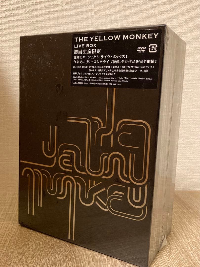 THE YELLOW MONKEY LIVE BOX 初回限定生産 DVD