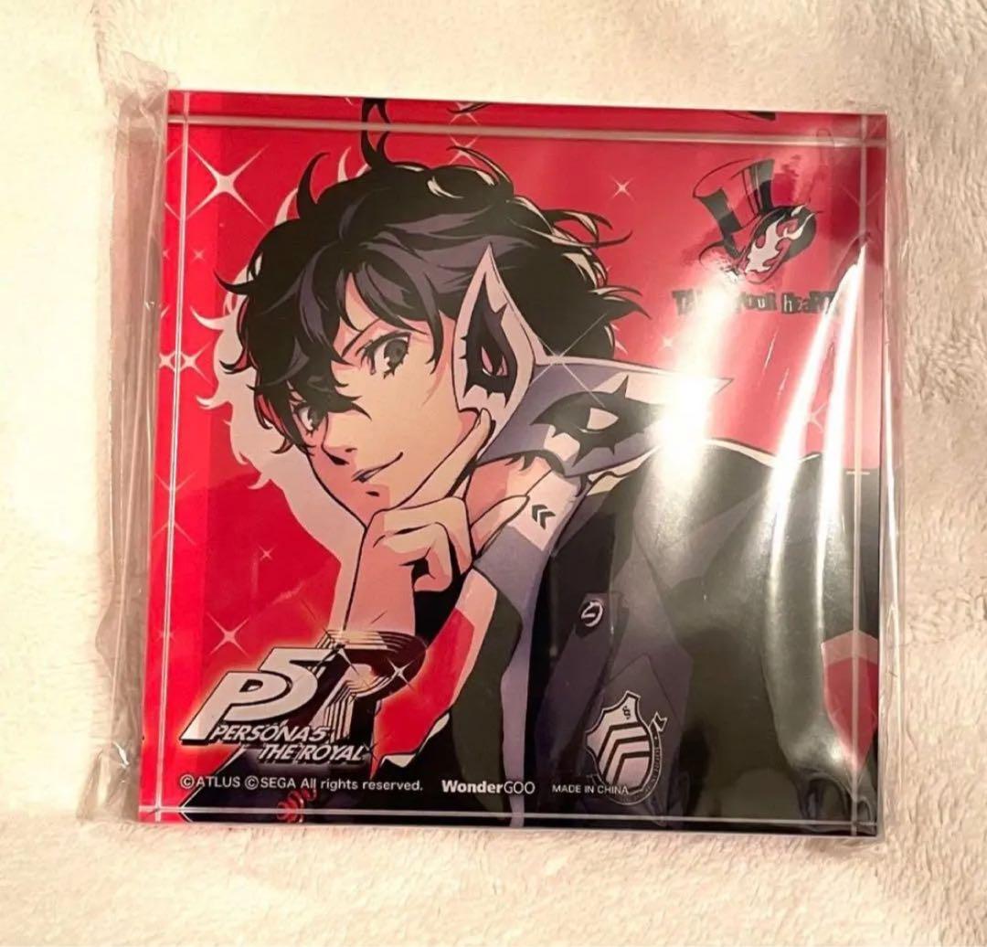 ペルソナ5 ザ・ロイヤル WonderGOO アクリルブロック 主人公 雨宮蓮