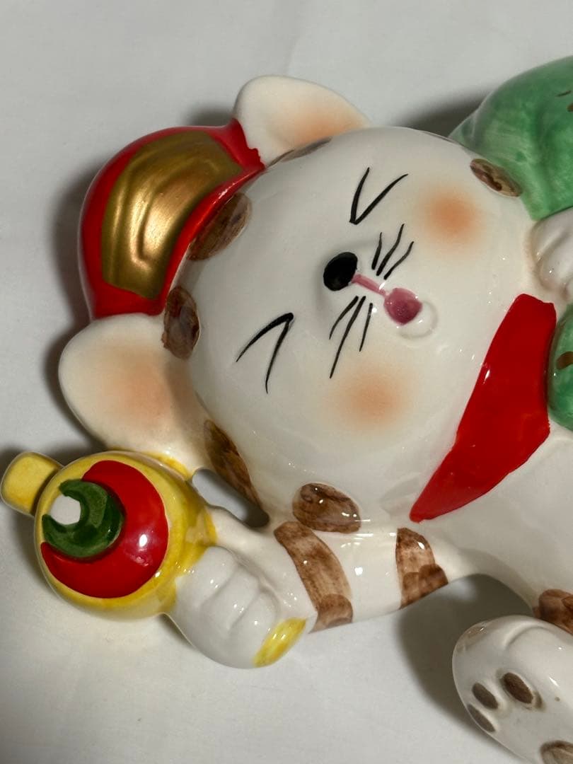 激レア　昭和レトロ　招き猫　まねきねこ　貯金箱　加藤工芸　サンタ　クリスマス
