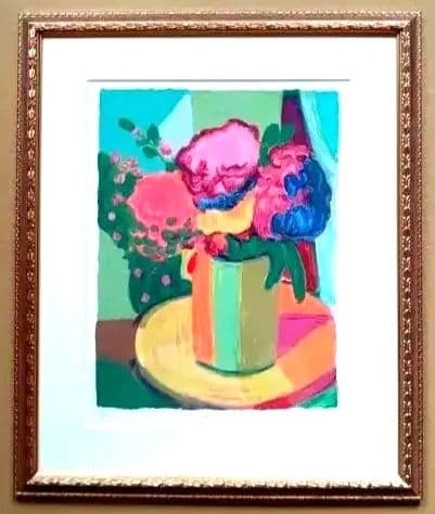 特価◯絵画　シルクスクリーン版画 額装品