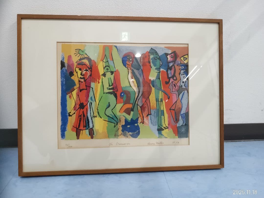 リトグラフ The Procession 1973 Harvey Miller