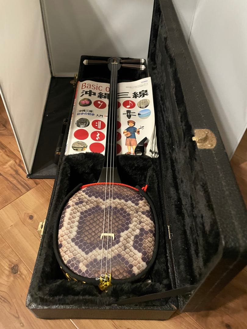 三味線　ケース　教本付き