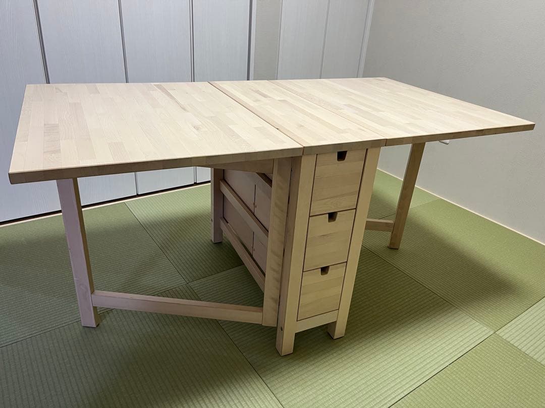 IKEA ノールデン ダイニングテーブル｜折りたたみテーブル｜状態良好