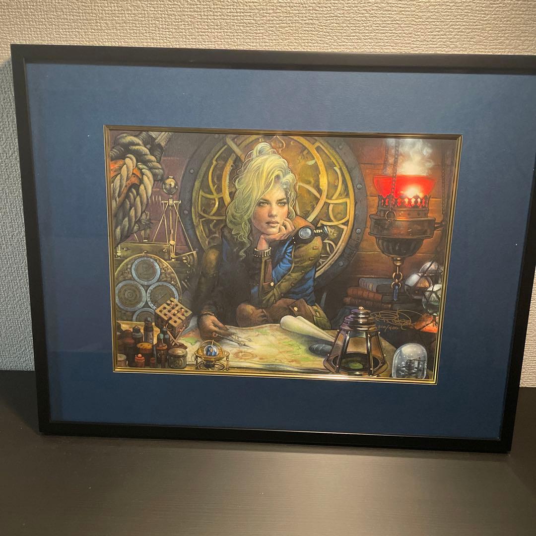 【航行長ハナ】サイン入り複製原画 Nielsen ニールセン MTG