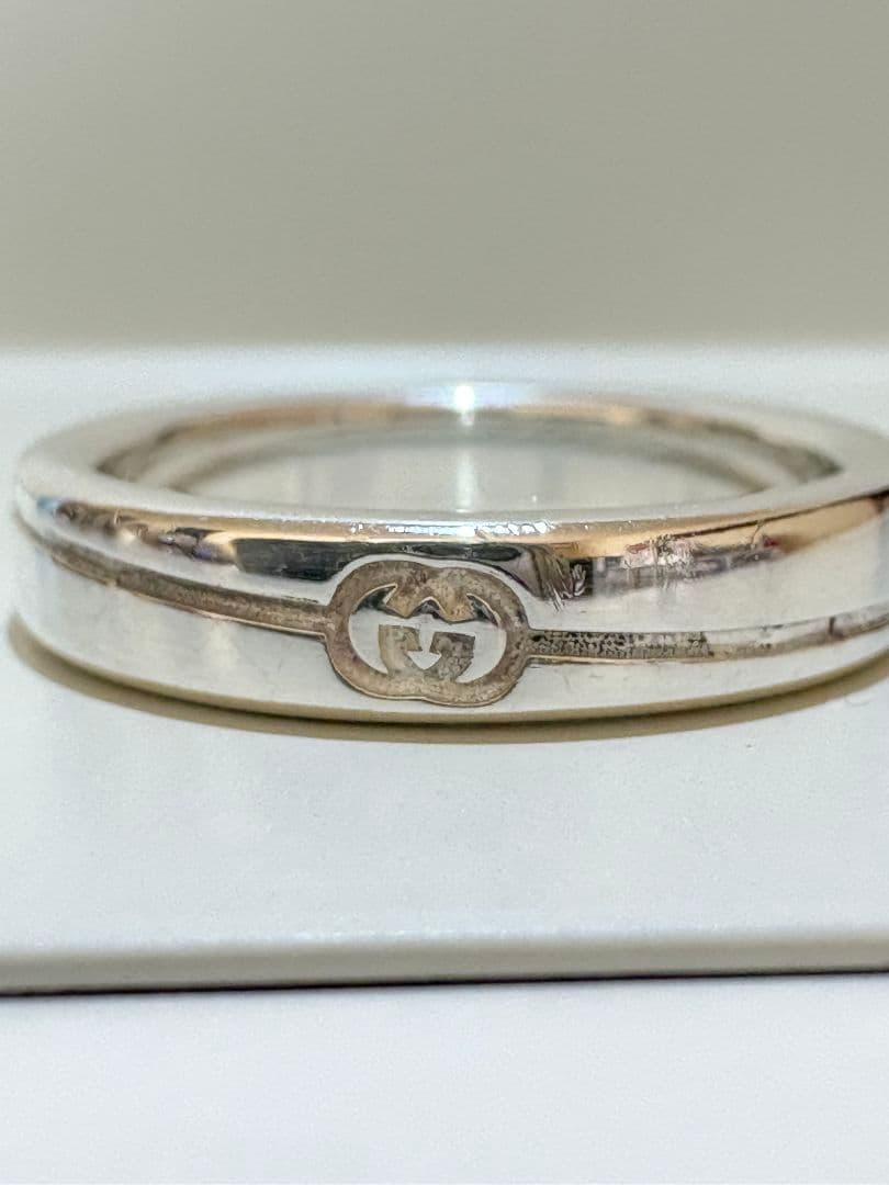 GUCCI ダイアゴナル インターロッキングスリム 刻印:13号【箱/ポーチ付】