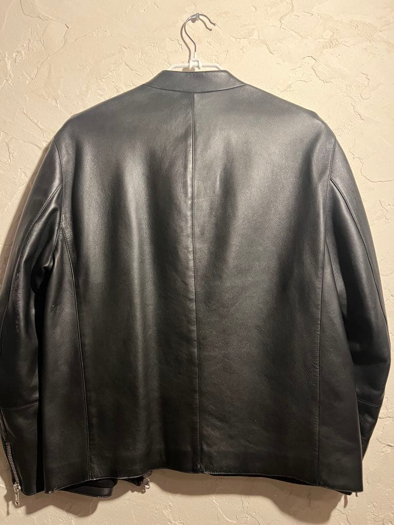 TOMORROWLAND DENIM ブラックレザーライダース