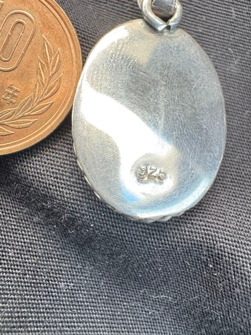 ターコイズ シルバーペンダント 925 トップ