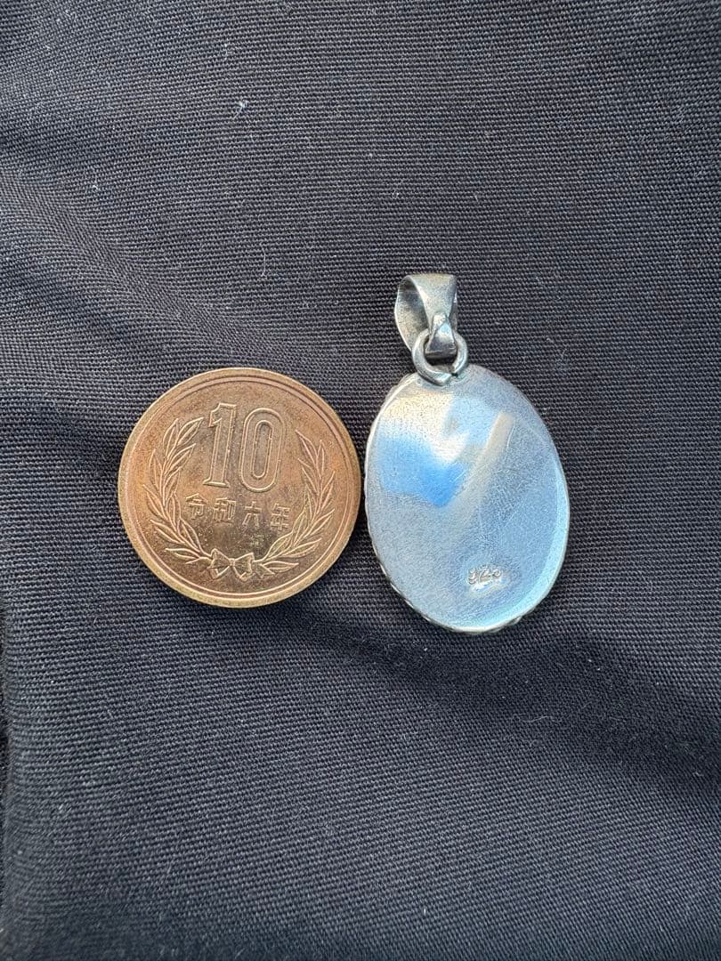 ターコイズ シルバーペンダント 925 トップ