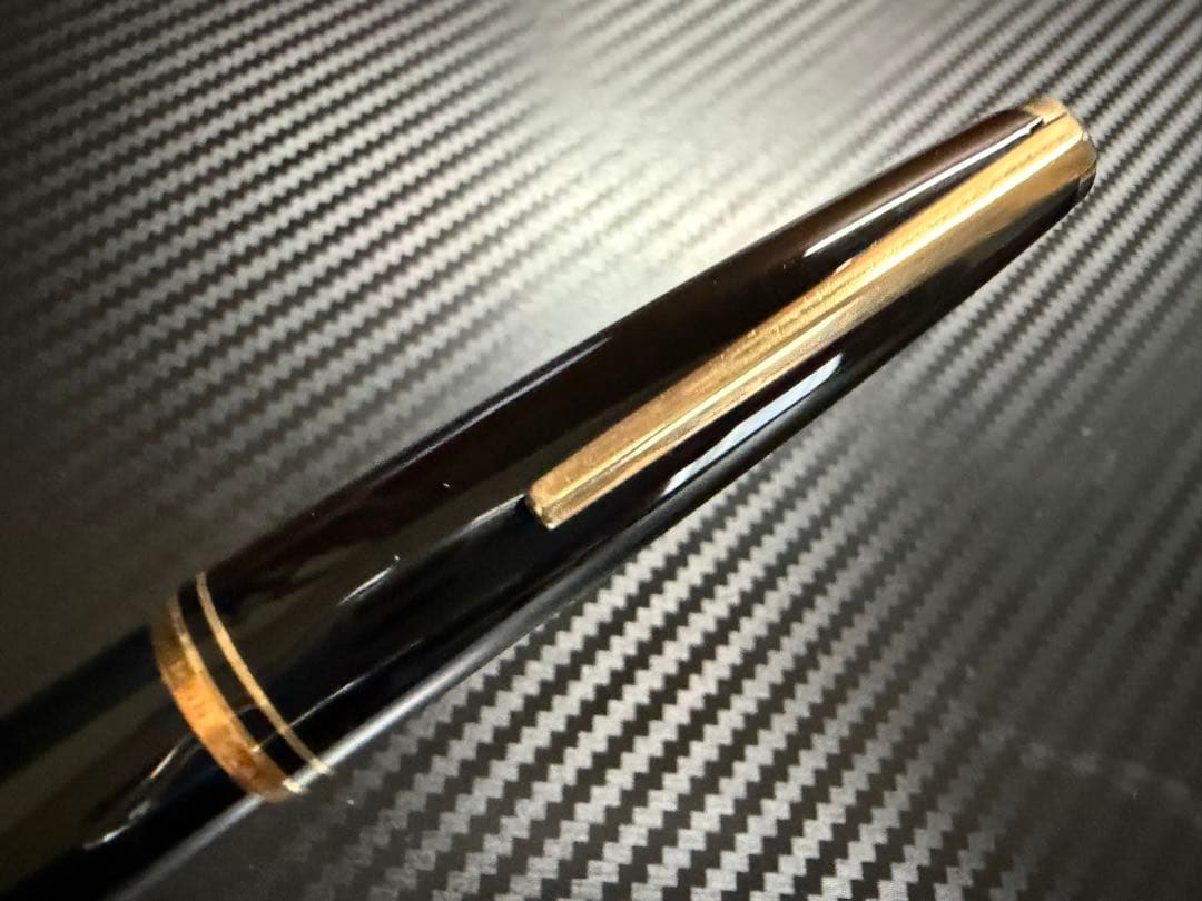 未使用に近い モンブラン No.221 ブラック EF 極細字 吸入式 万年筆