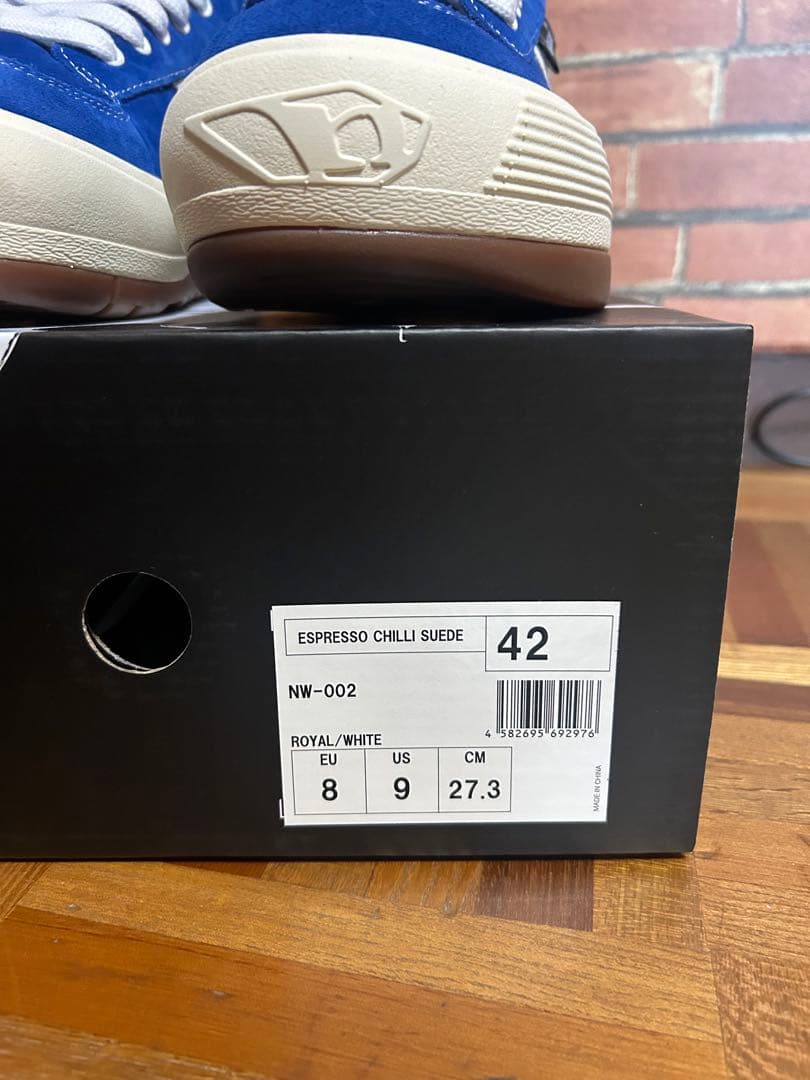 ノースウェーブ　espresso chilli suedeブルー値引き終了。