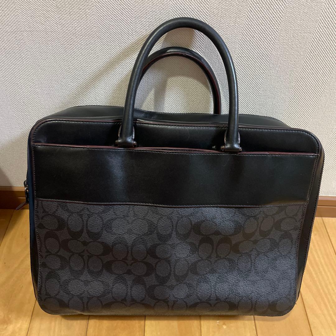 最終お値下げ‼️Coach ビジネスバッグ ブラック