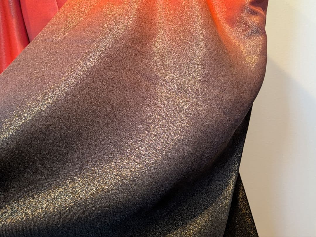 振袖フルセット 身丈165裄68.5 豪華振袖 金通し 赤 黒 逸品 成人式