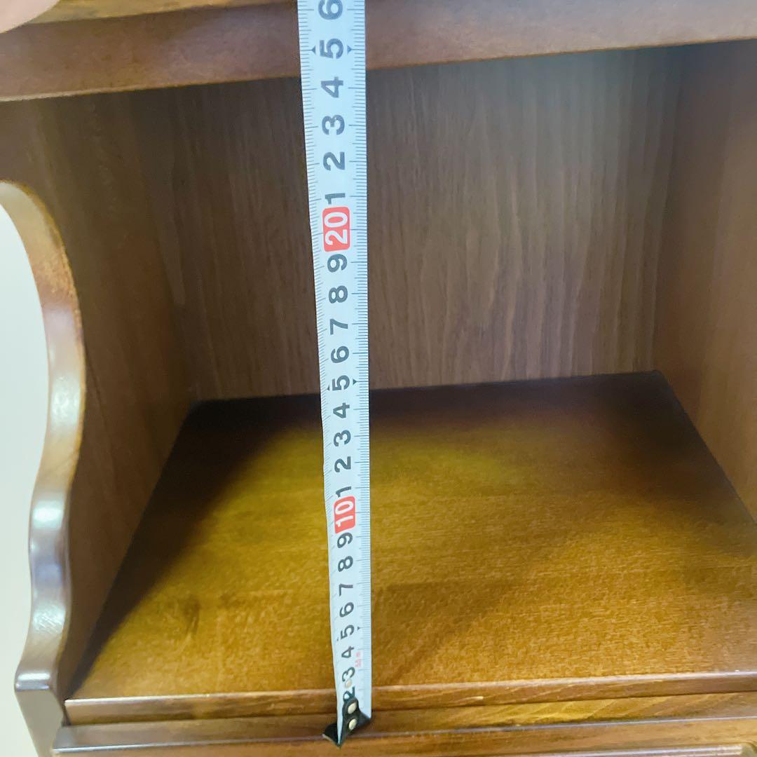 karimoku カリモク コロニアル 電話台、FAX台　サイドチェスト