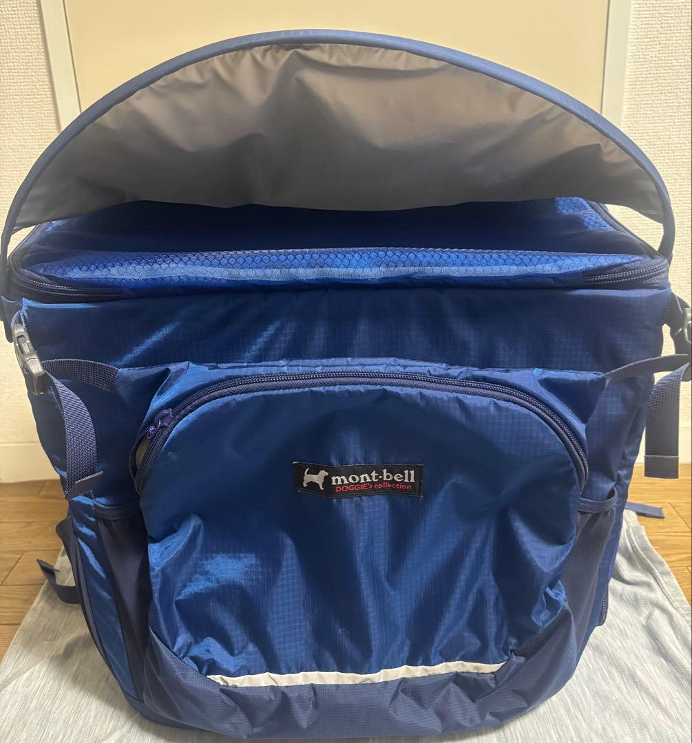 mont-bell モンベル ドッグキャリングバッグ Lサイズ　青