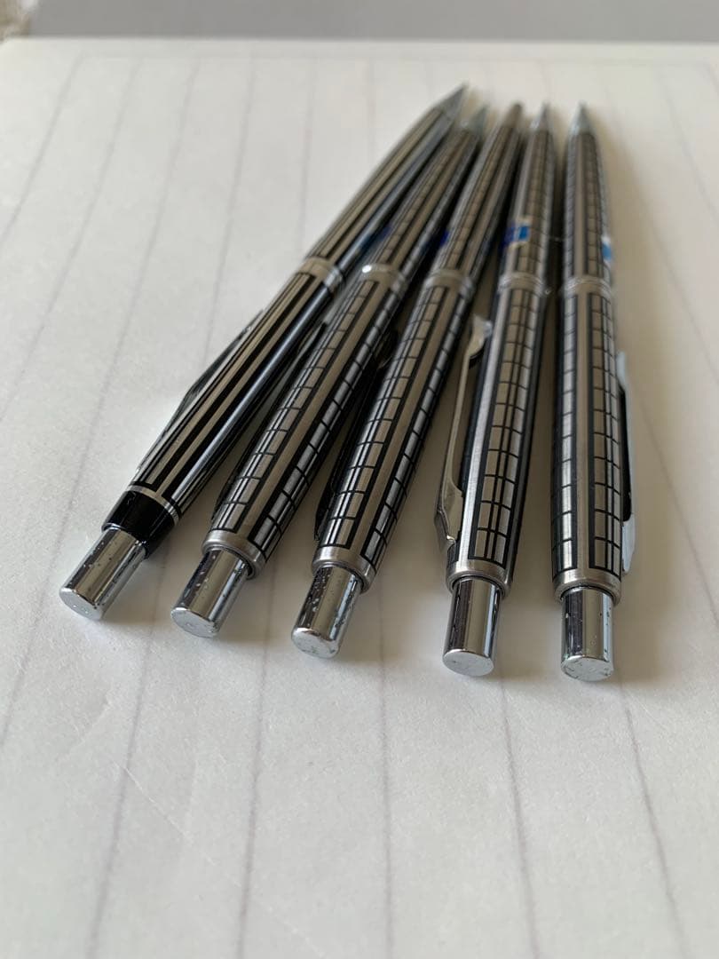 プラチナ 蝕刻 ボールペン・シャープペンシル ほか 5本まとめ売り
