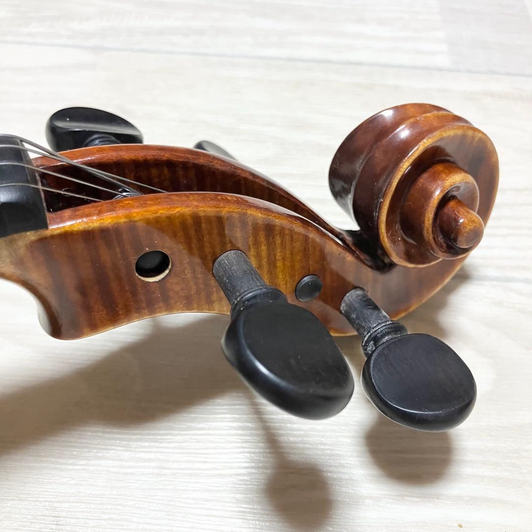 【中古良音】Jan Lorenz NO.37 4/4 バイオリン　虎杢　虎杢目