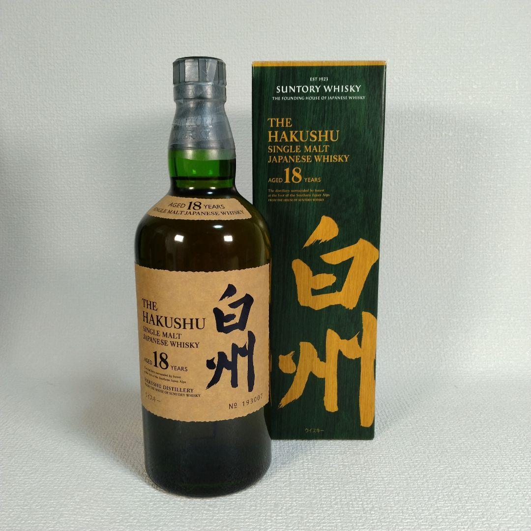 【未開栓】白州18年シングルモルト 現行後期