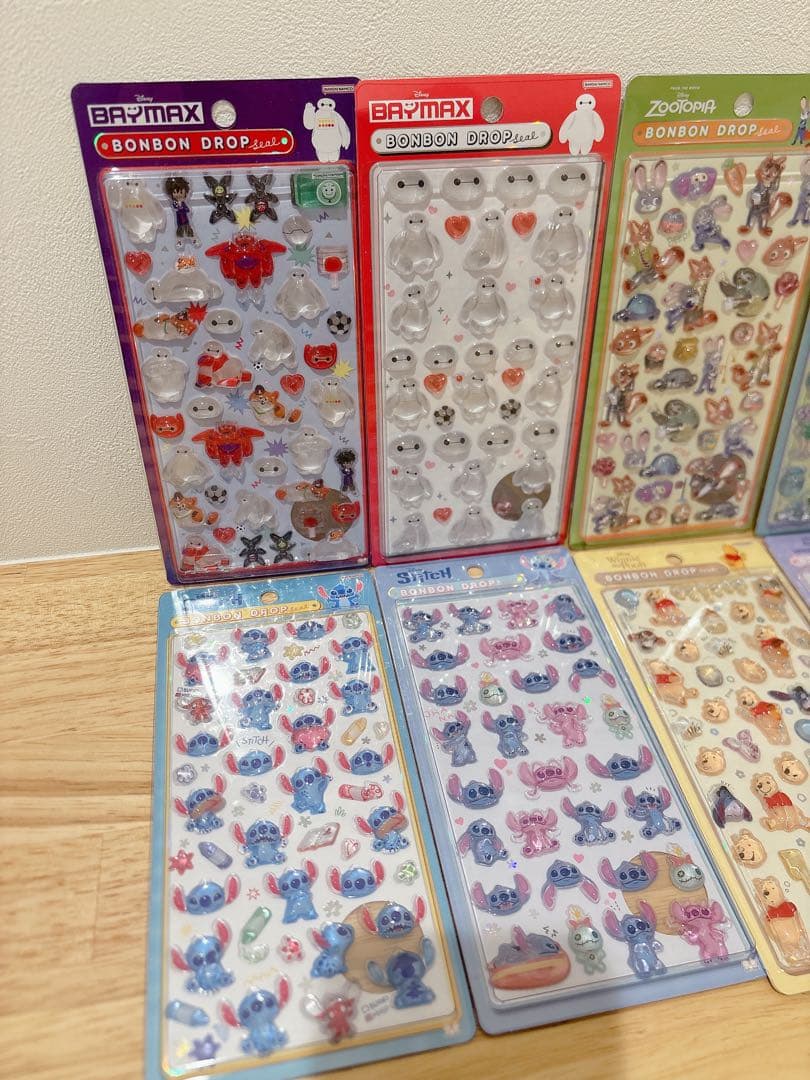 【正規品】ボンボンドロップシール　ディズニー