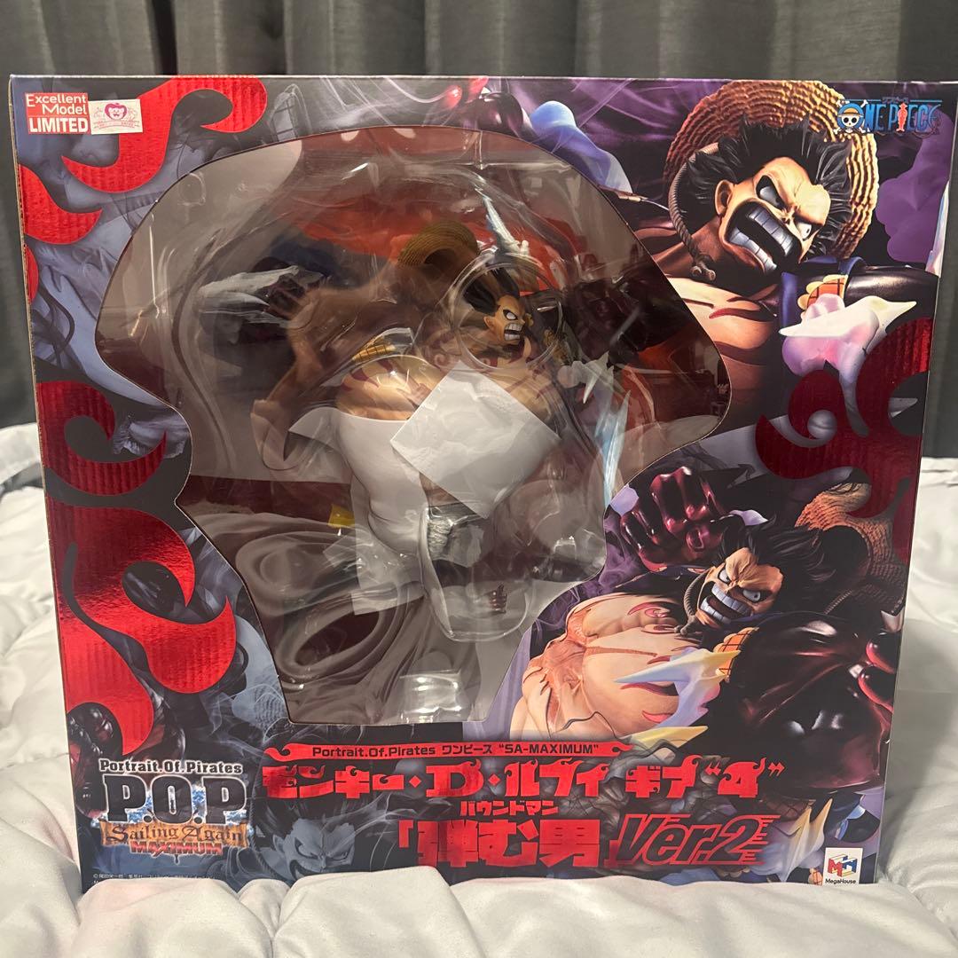 ワンピースPOP SA-MAXIMUMモンキーDルフィ ギア4弾む男Ver.