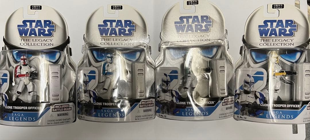 スターウォーズレガシーコレクションクローントルーパーオフィサー フィギュアセット
