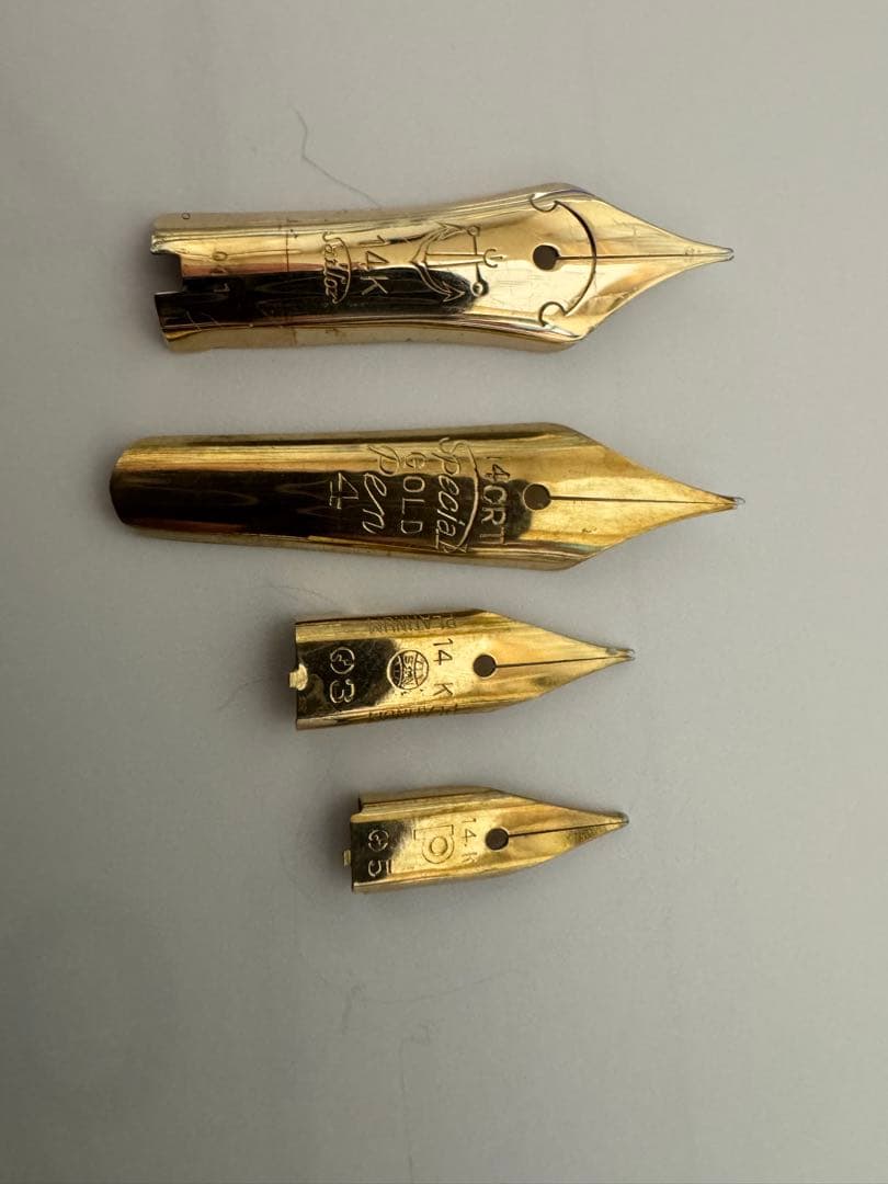 14K金 万年筆替えペン先 1.13g