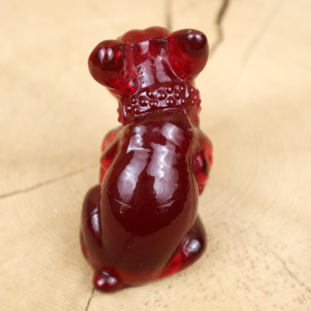 ウエストモアランド ガラス ブルドッグ Westmoreland アンティーク