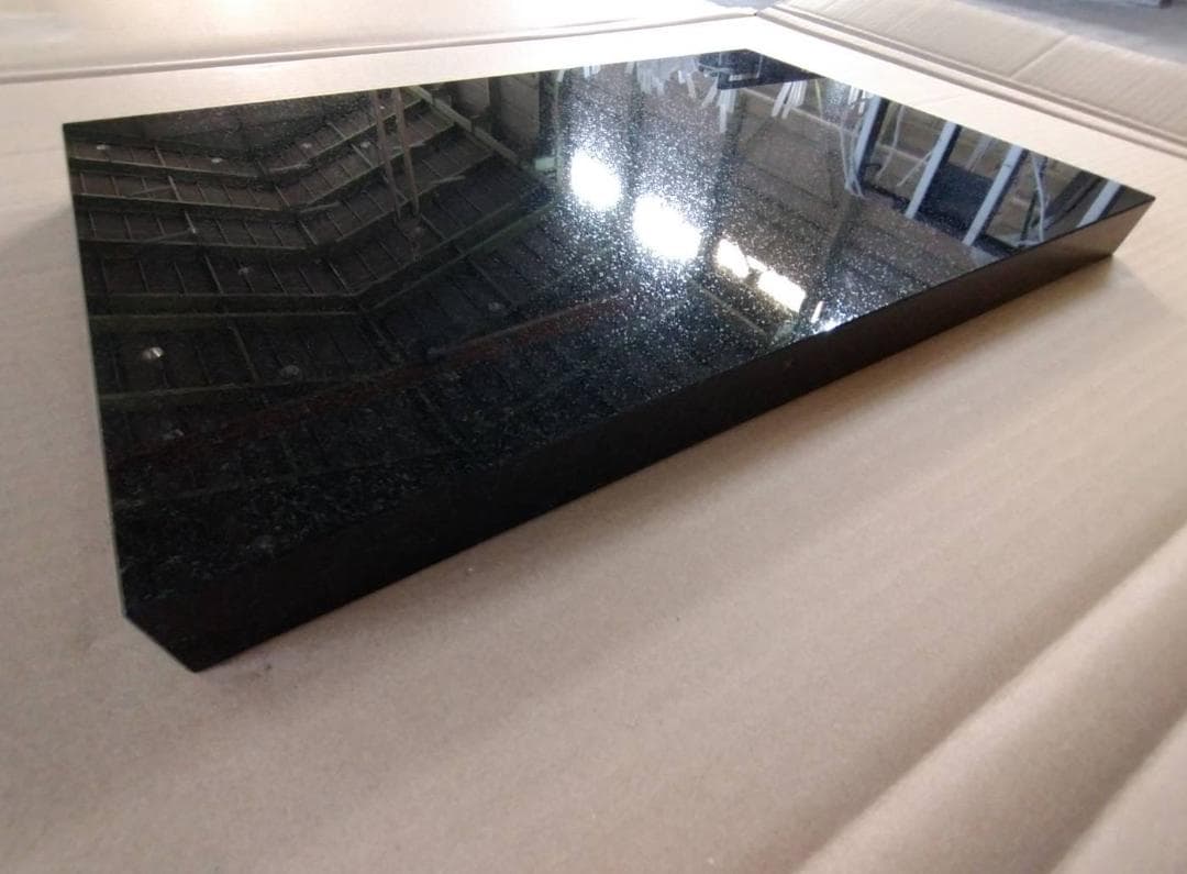 高級 天然黒御影石　オーディオボード●370×300×27●5面磨き【送料無料】