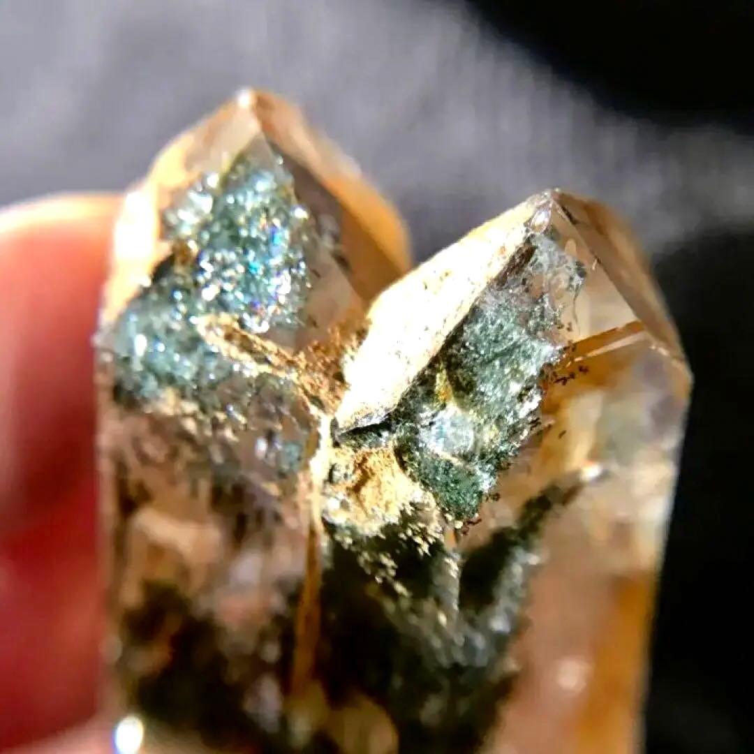 ツインクォーツ★レムリアンシード★161.6ct ★水晶 石英 天然石 透明感